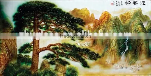 Handmade Art Decoration Modern Glass Painting Pictures