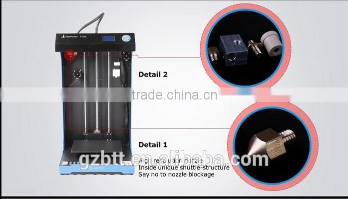 FDM large 3D printer / FDM digital 3D printer max printing size 305*205*575mm