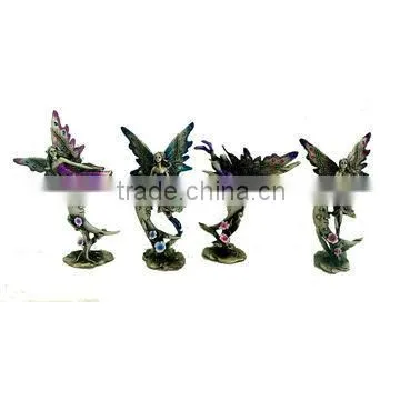 Small Pewter Angel Figurines