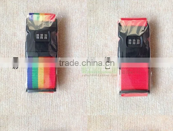 5 colors And Red Password luggage belt