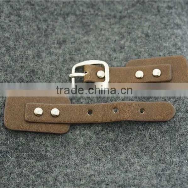 PU leather toggle decorative button for skirt