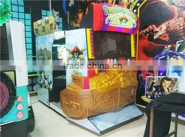 New design Deadstorm Pirates arcade game machine/Pirate Adventure simulator shooting gun game machine for sale