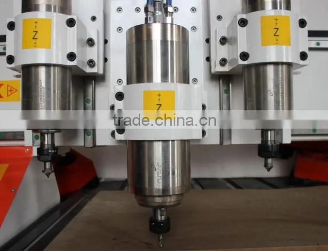 3 Tools 3 Spindles Auto Changer Wood CNC Engraving MacheChanging 3 Spindles With Original NcStudio System Dust Collector ZK-1325
