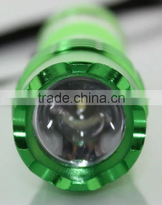 1pc Straw Hat LED Aluminum flash light torch
