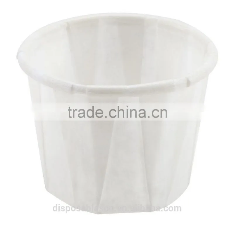 Disposable 1oz Paper Souffle dessert cups