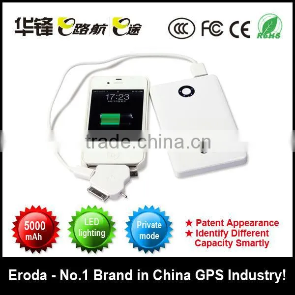 Factory~Portable Emergency Charger F75 5000mAh, 10400mAh LED Light