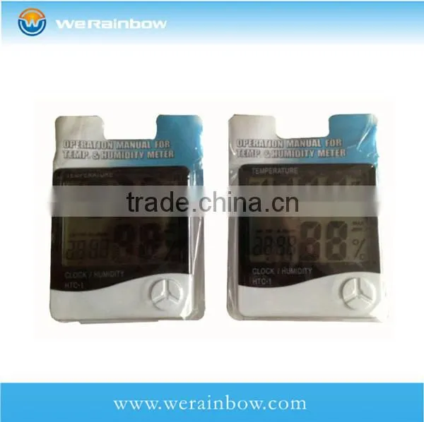 customized husehold wall plastic electronic thermometer