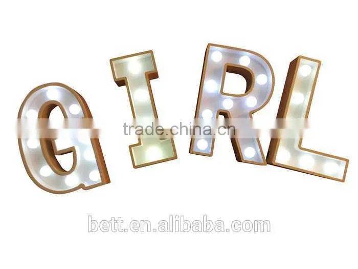 direct manufacture of wedding LED letter light christmas letter light