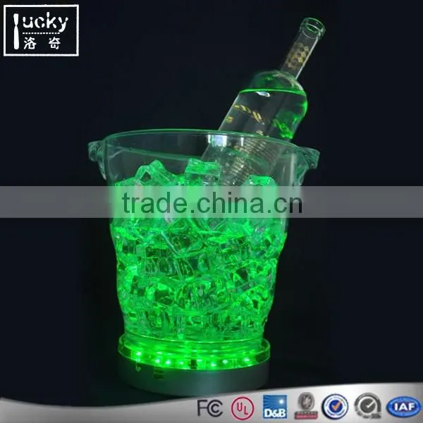 Factory custom one wine display stand witn 6 wine display holder/rack for bar set