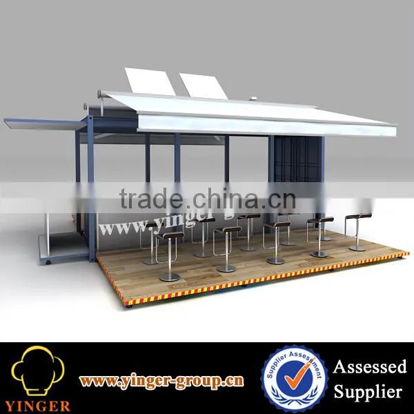 military mobile fast food camp kitchen vending trailer kiosk