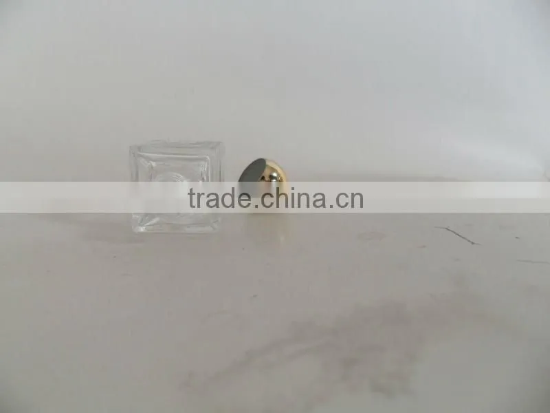 7ml square glass perfume bottle