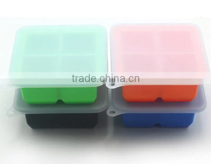 Custom food grade silicone 6 holes dry ice mold