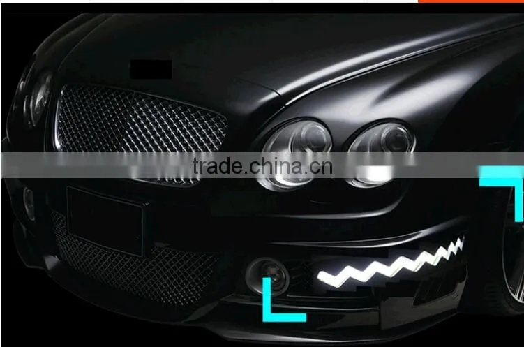 Newest car flexible led drl/ auto led daytime running light COB led drl 12V