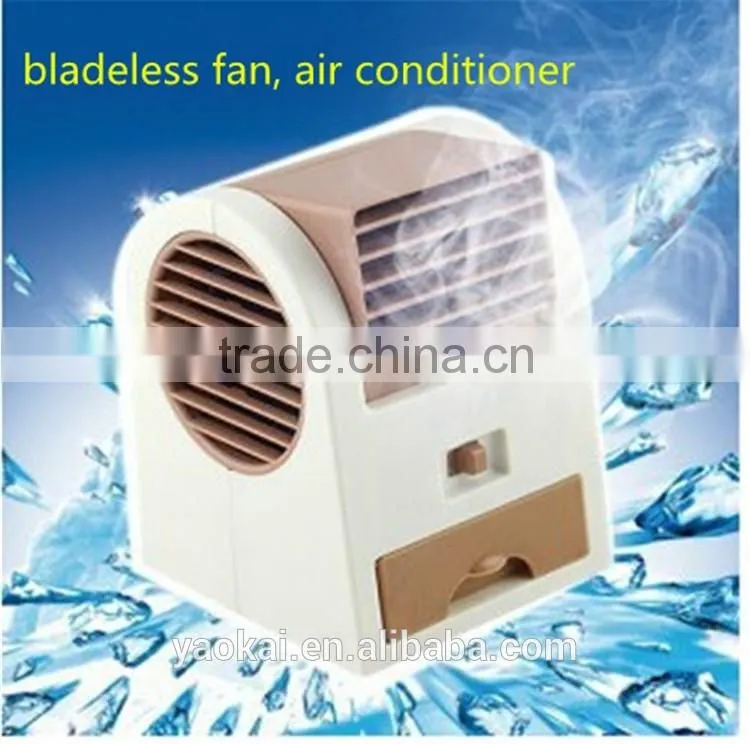 2016 NEW Hot Portable USB Mini Small Fan Cooling Desktop USB battery two way power Air Conditioner Bladeless fan