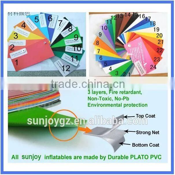 2016 Hot selling customized size circular inflatable swimming pool