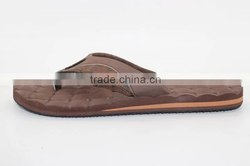 high quality mens flip flops,genuine leather sandal slipper