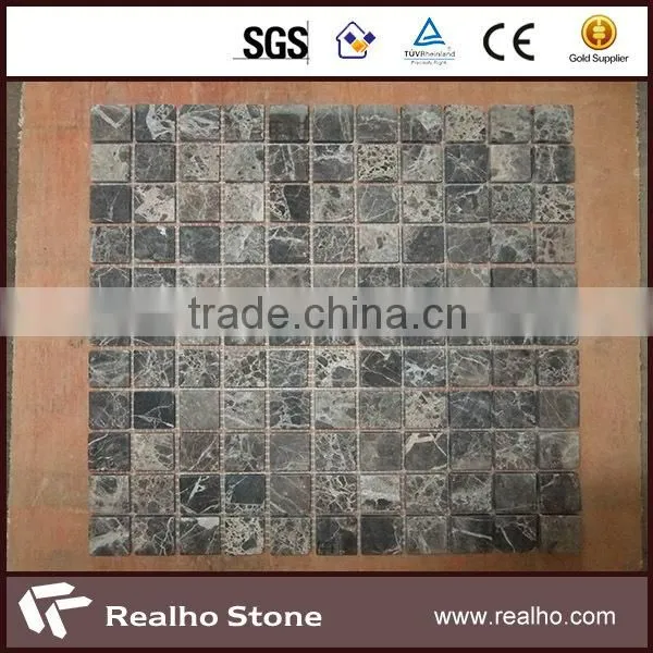 grey travertine stone mosaic for marble tile