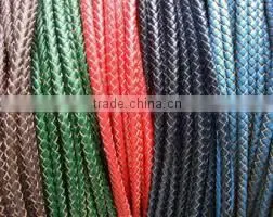 2.5mm Braided Leather Cords From BORG EXPORT / Braided Leather Cord 2.5 mm