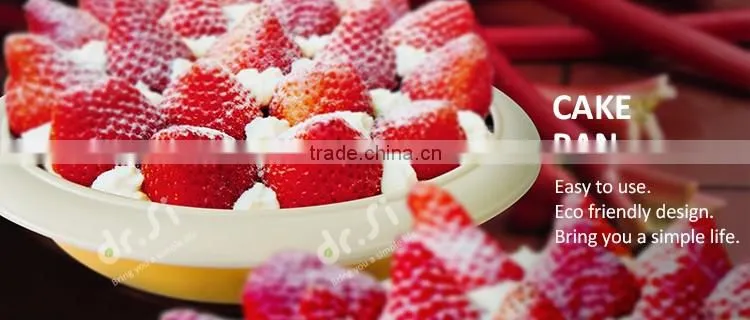 Household Cookware Product Silicone Non Stick Round Plate
