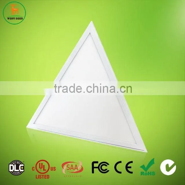 Shenzhen led light supplier customize triangle led panel light with good price