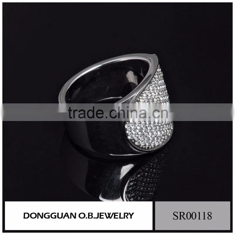 Latest Engagement Ring Wedding Ring Designs Zircon Diamond Women Jewelry Gemstone Ring Design