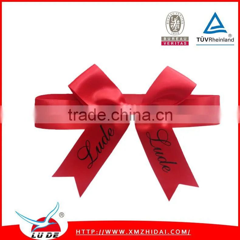 2015 customized bright color pre-made bow for Gift Wrapping Bow,ribbons and bows wholesale