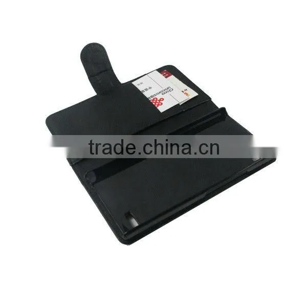 2013 new arrival hot selling black case for zte z992 phone cover with credit card slot