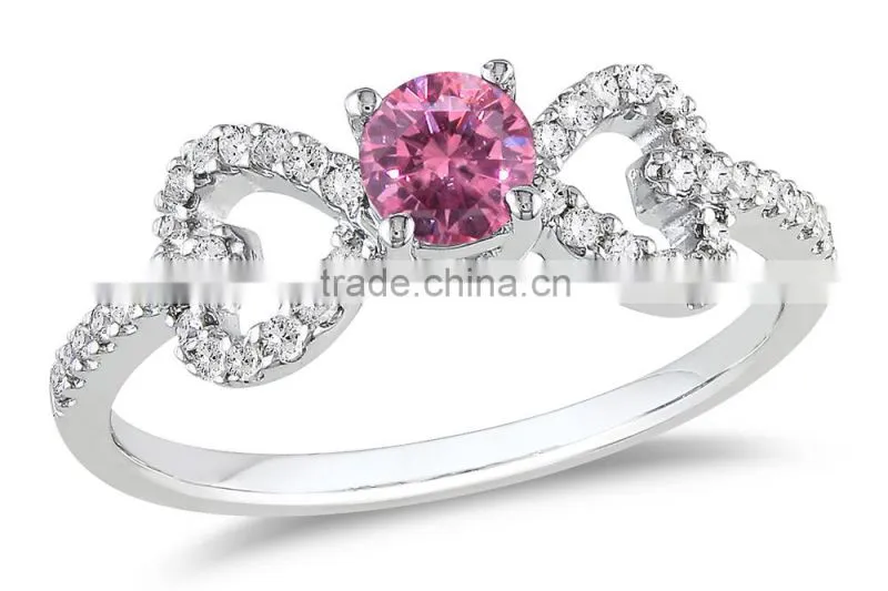 925 silver ring with inlaying stones, sterling silver gemstone couple rings
