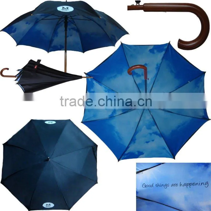 new design 3 folding shopping bag umbrella