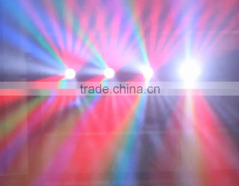 4 Head Quadmoon LED DJ Laser Light
