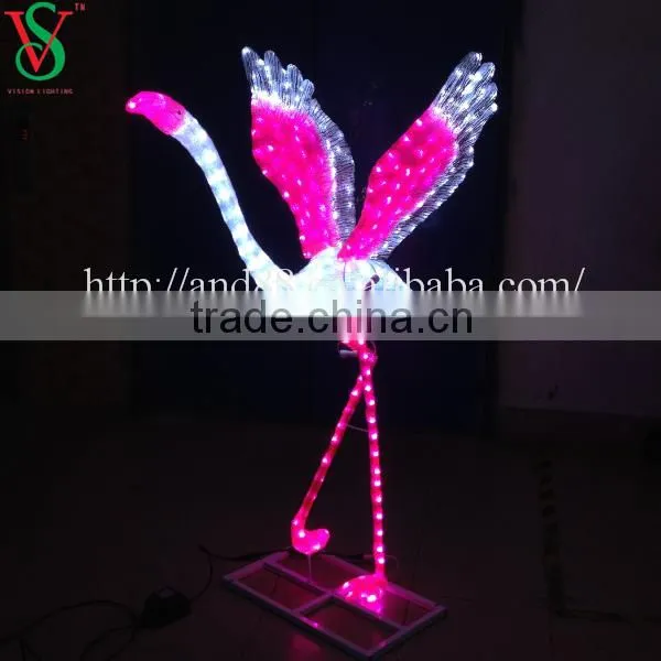 New led Flamingo sculpture lights