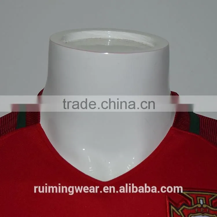 2015/2016 wholesale thai quality blank football shirt maker customzied sublimation cheap kids soccer jersey