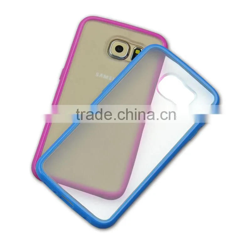 Hard plastic 2 in 1 cases cover for Samsung galaxy S6