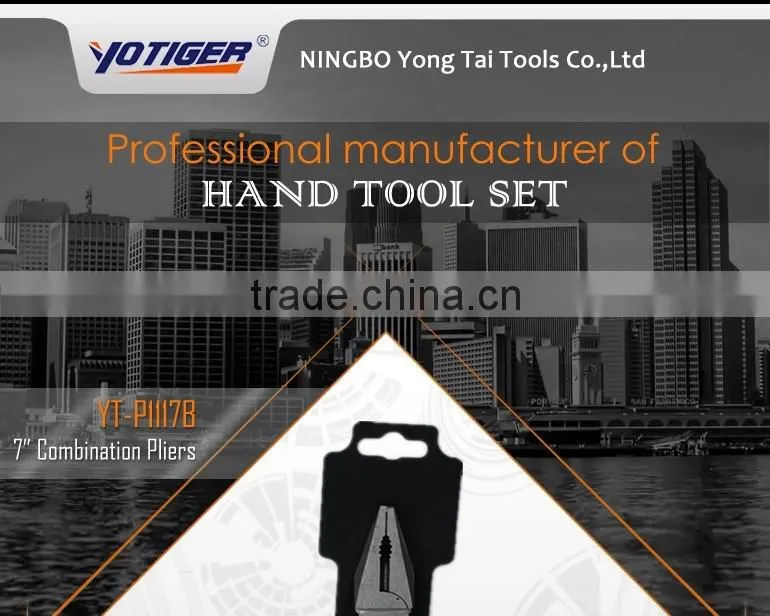 Hand Tool of European Style 7" Steel Combination Pliers