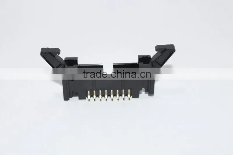 Ejector header big latch 2.54mm smt black 8~64pin
