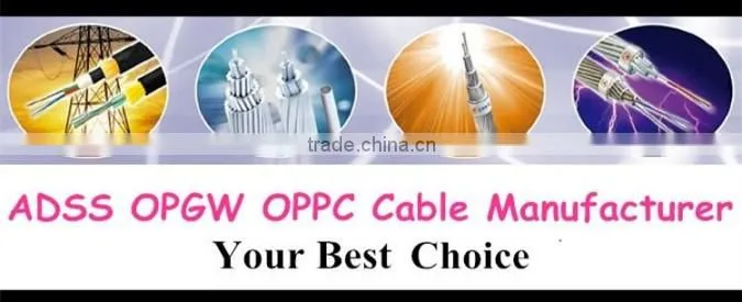 24 core high quality aerial self-supporting opgw cable