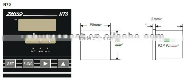 Digital Pressure Indicators matching with pressure transmitter