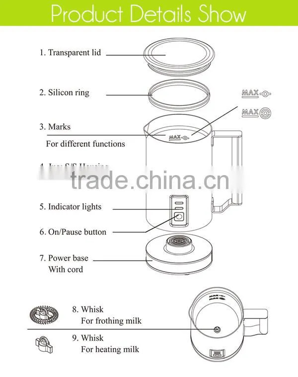New Induction Coffee Foam Marker for Turkish Coffee Maker