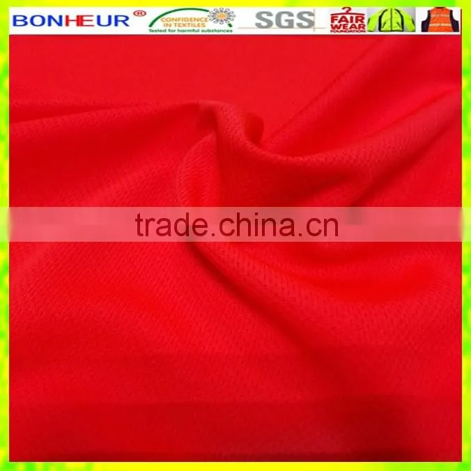 polyester bird eye knitting fabric for polo shirt sportswear(BHK-2101)