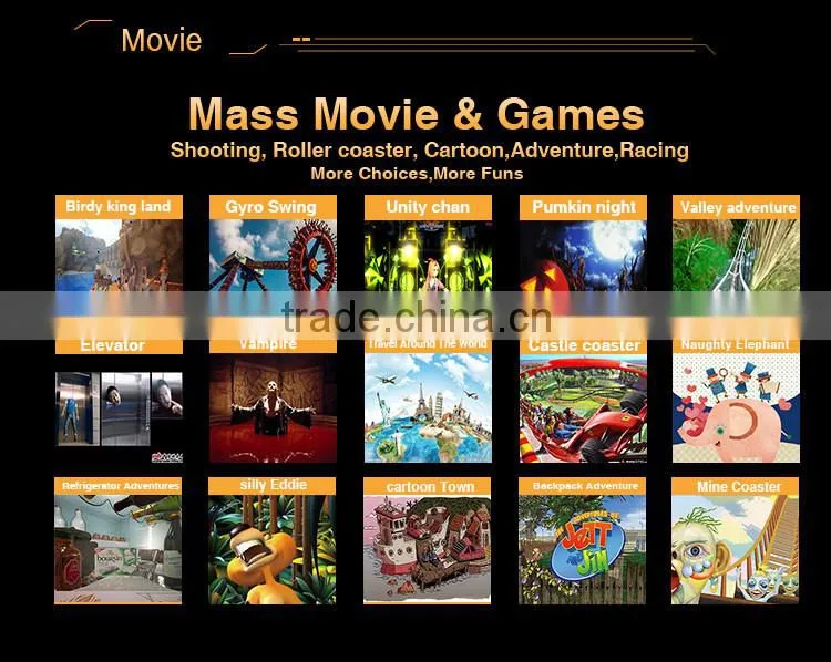 New Technology 9d vr software simulator jamma vr simulator 12d