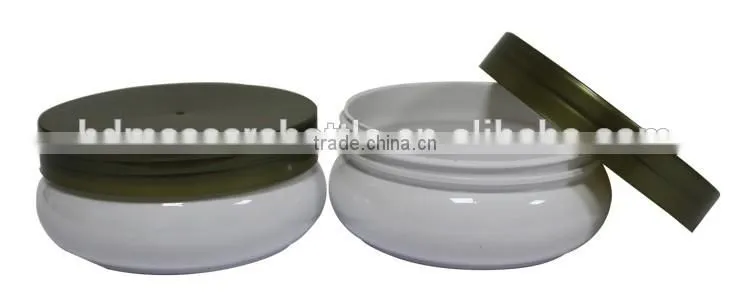 China supplier low price 200ml empty plastic cosmetic packaging cream jar