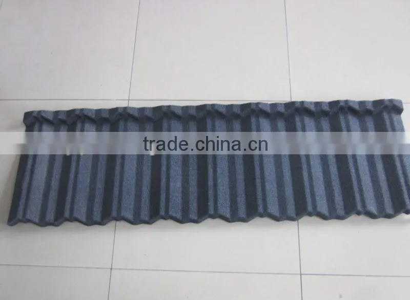 Beautiful Stone coated metal roof tile-light weight roofing materials for oversea market