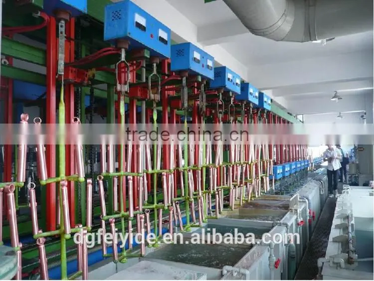 Feiyide High-speed Continuous high efficiency rack Electroplating Machine