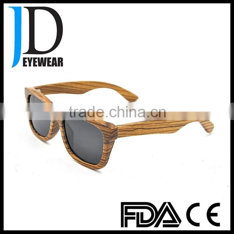 Modern Design Vintage Factory Price Zebra Wood Sunglasses Custom Brand Eyeglasses