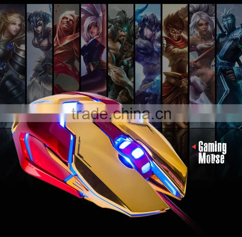 latest 5v 100ma backlit optical computer gaming mouse for pc