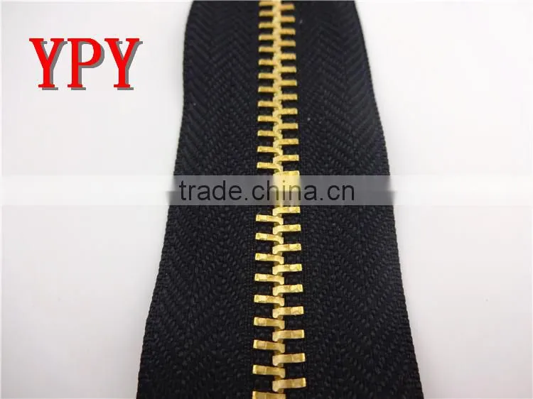 5# brass metal zippers