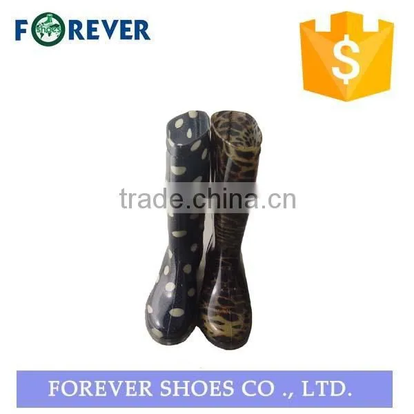 clear PVC rain boots China rubber boots