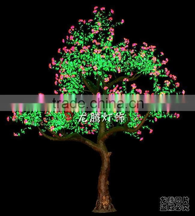 Outdoor decorative christmas led flower tree blossom light