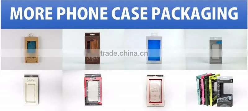 Cell phone case packaging with blister for iphone 6 case