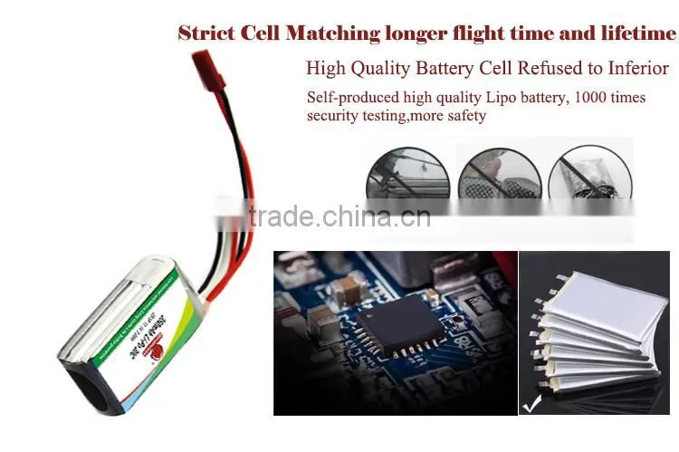 China manufacturer 802035 500mah 350mAh small lithium polymer battery